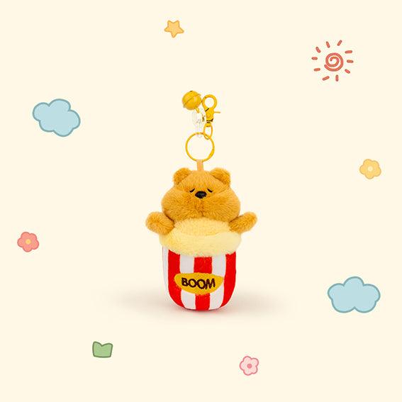 SweetHug™ Duo – Ice Cream Bunny & Popcorn Bear Keychains | Cute Stress Relief for Bags - VEYSEA