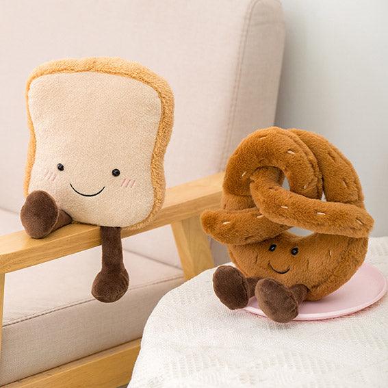 BreadHug™ – Food-Themed Anxiety Plush Set for Women’s Security | Work & Home - VEYSEA