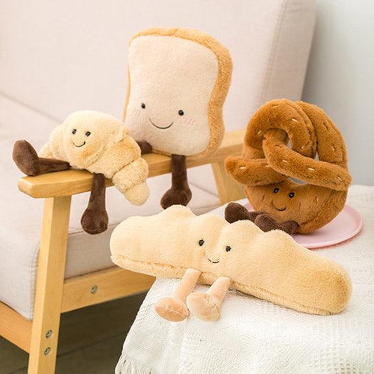 BreadHug™ – Food-Themed Anxiety Plush Set for Women’s Security | Work & Home - VEYSEA