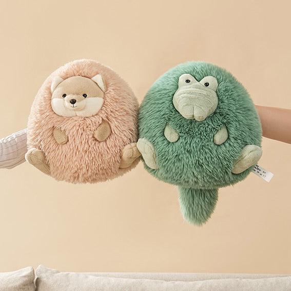 MacaronHug™ Plush Set – Round Stress Relief Animals for Women’s Security | 22cm - VEYSEA