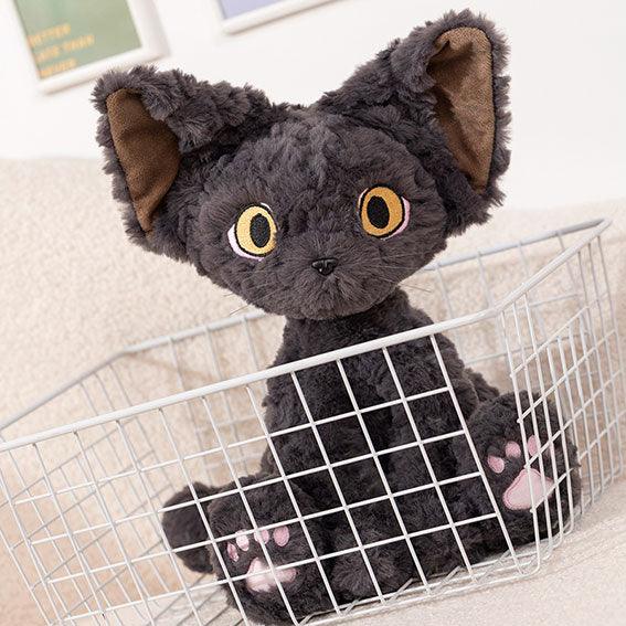 CalmCat™ – Realistic Devon Rex Plush for Anxiety Relief | 30cm - VEYSEA