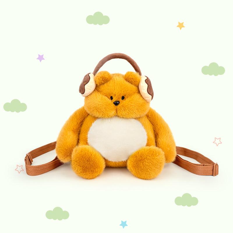 Dessert Bear™ – Donut Headphones Plush Toy for Stress Relief | 21cm - VEYSEA