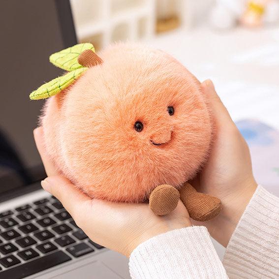 Zen Peach™ – Science-Backed Stress Relief Plush for Women | 12cm Work & Home Use - VEYSEA