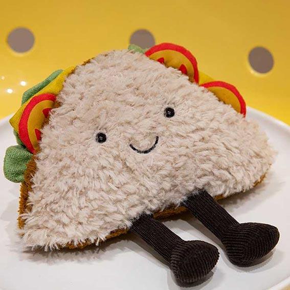 ZenBite™ Sandwich Plush – Food-Themed Stress Relief for Women | 13cm/18cm - VEYSEA